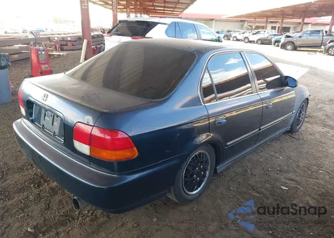 1997 Honda Civic Ex z USA, uszkodzony, nr VIN 2HGEJ8647VH587992